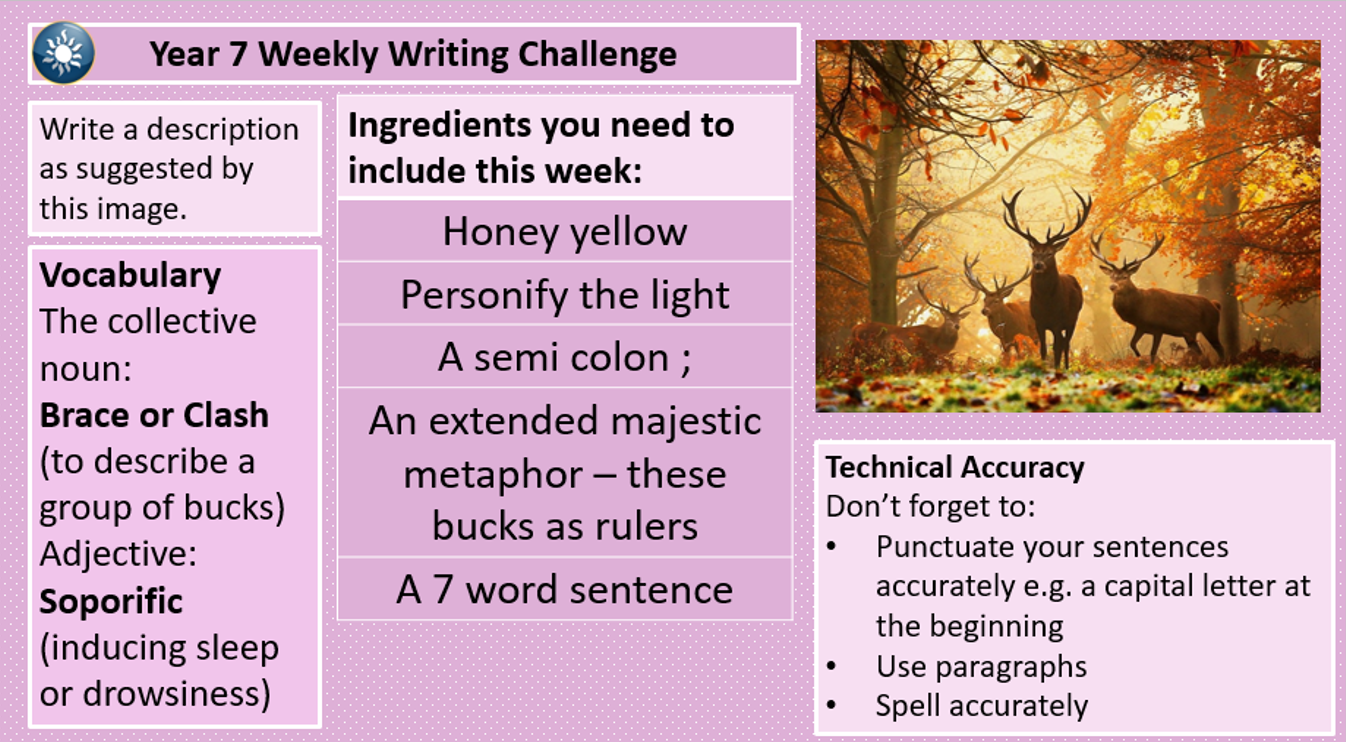 200 word challenge creative writing ks3